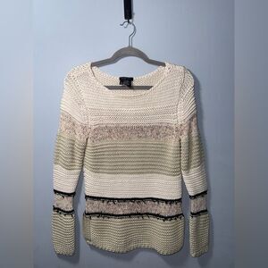 Etcetera Women’s  Scoop Neck knit Sweater Size M EUC fall
